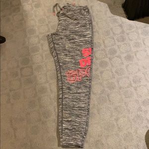 Superdry legging women S (US 8) grey color